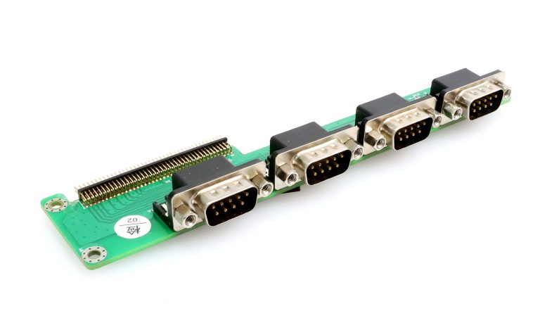 COB-D22C1 · 4×RS232 接口扩展板，其中 1 路可转 RS-485
