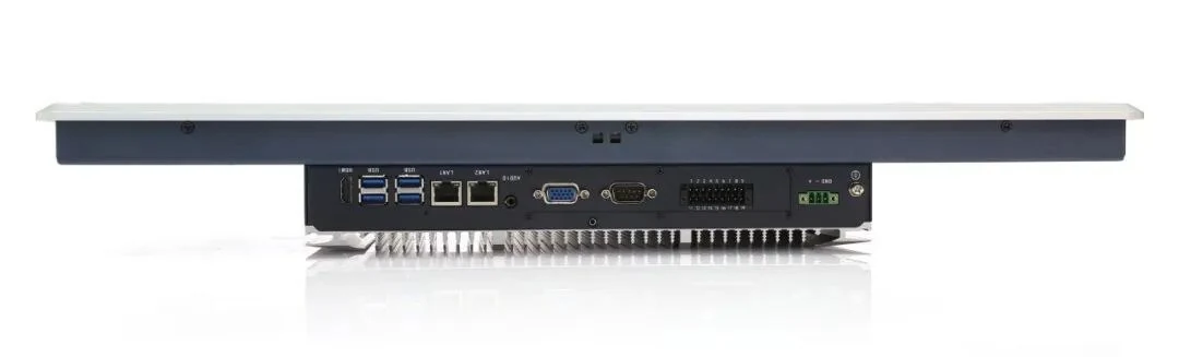 EPC-W2122B 工业触控一体机 - 后面板 I/O 接口布局图