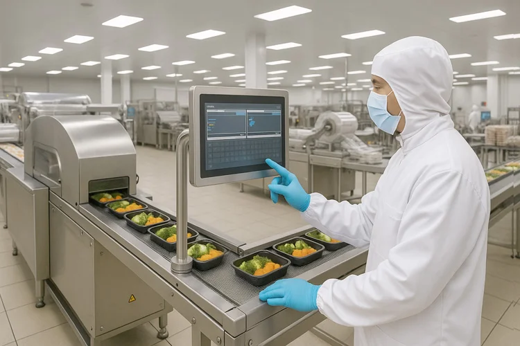 WPC-S1092A-G 全封闭高防护工业平板(G级 / IP69K) - 食品加工场景应用